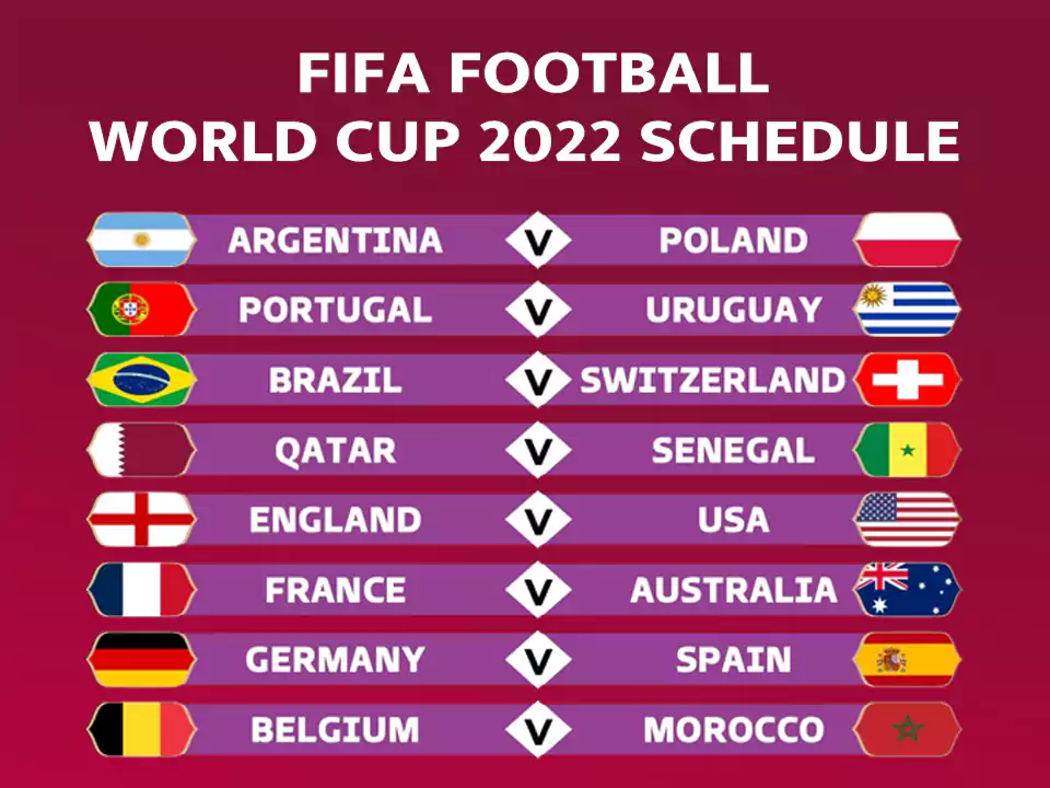 Fifa Football World Cup 2022 Schedule PDF Download
